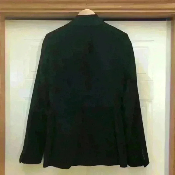 True Religion Single  Button Tailored Black Velvet Blazer Jacket Medium - Picture 11 of 11